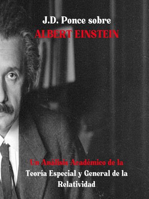 cover image of J.D. Ponce sobre Albert Einstein